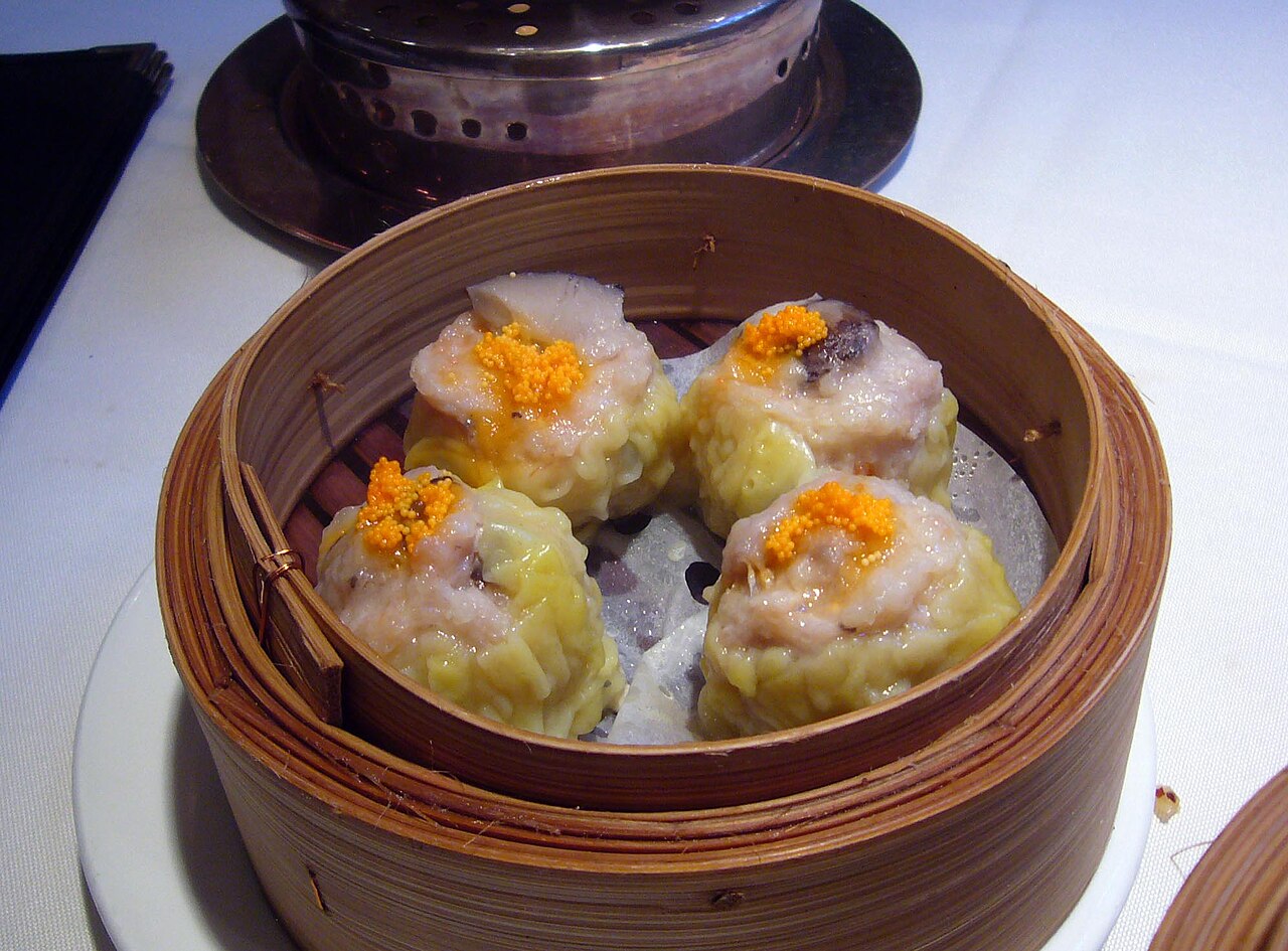 A photograph of shumai